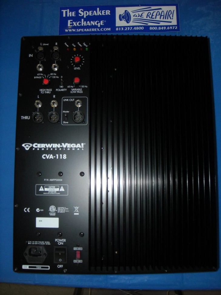 Cerwin Vega AMPP CVA-, CVA-X Amplifier Assembly