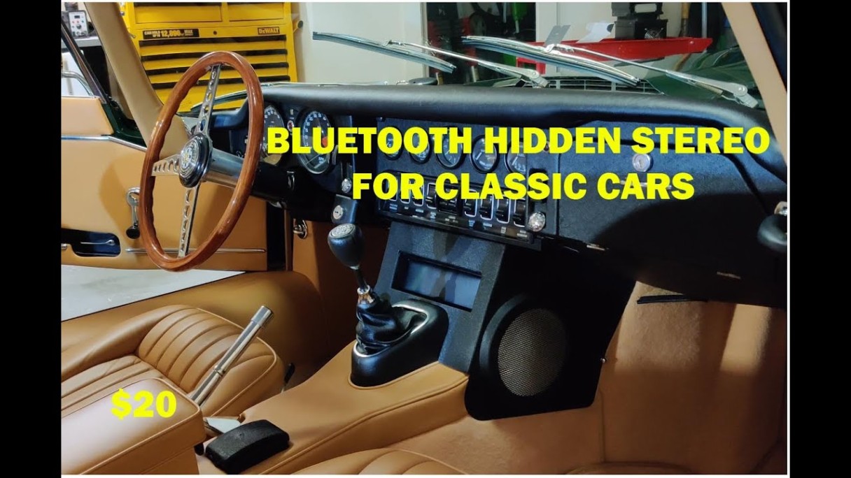 $ hidden Bluetooth stereo for classic cars!