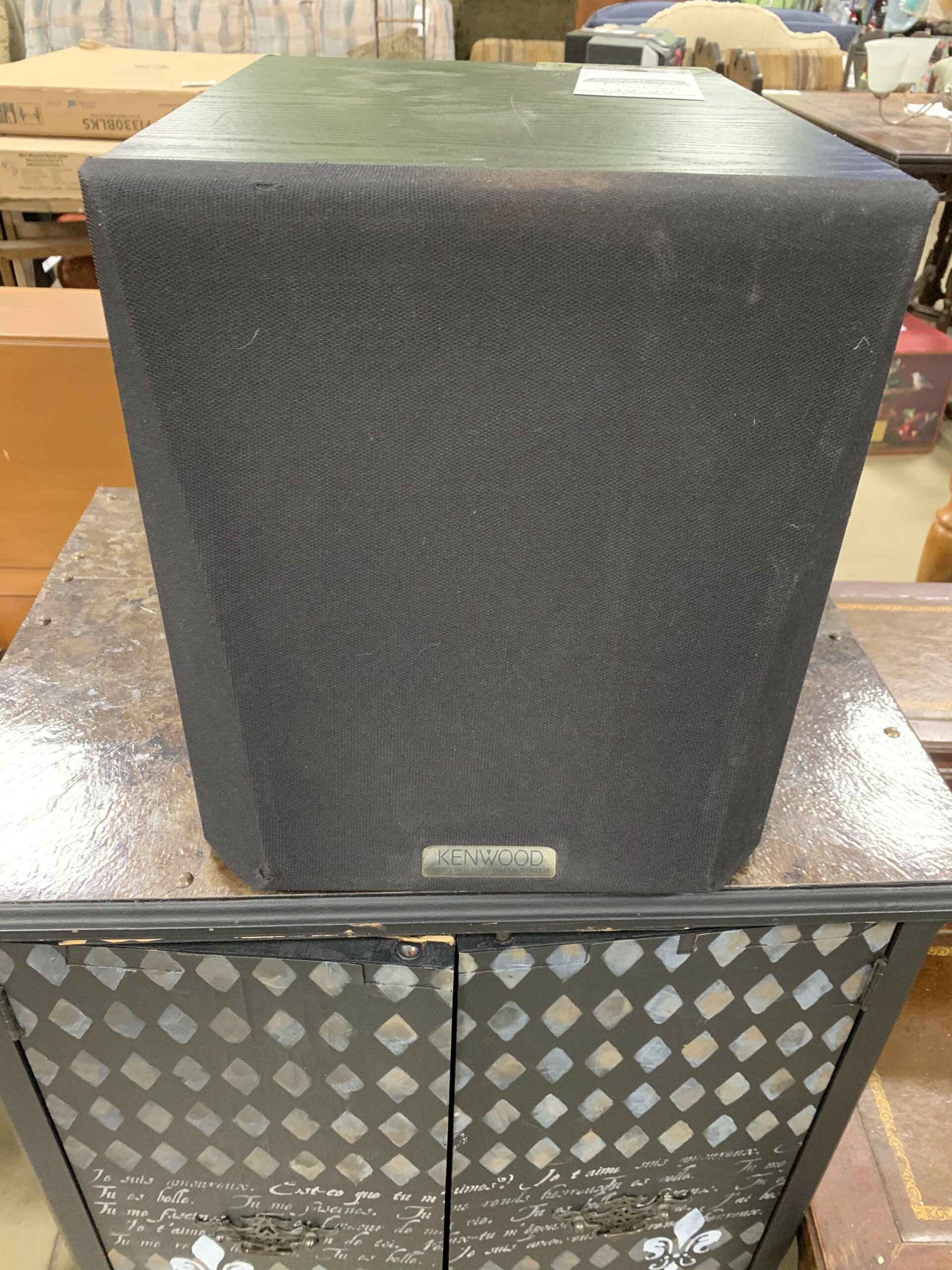 Kenwood SW-HT powered subwoofer, $ at goodwill, worth it? : r
