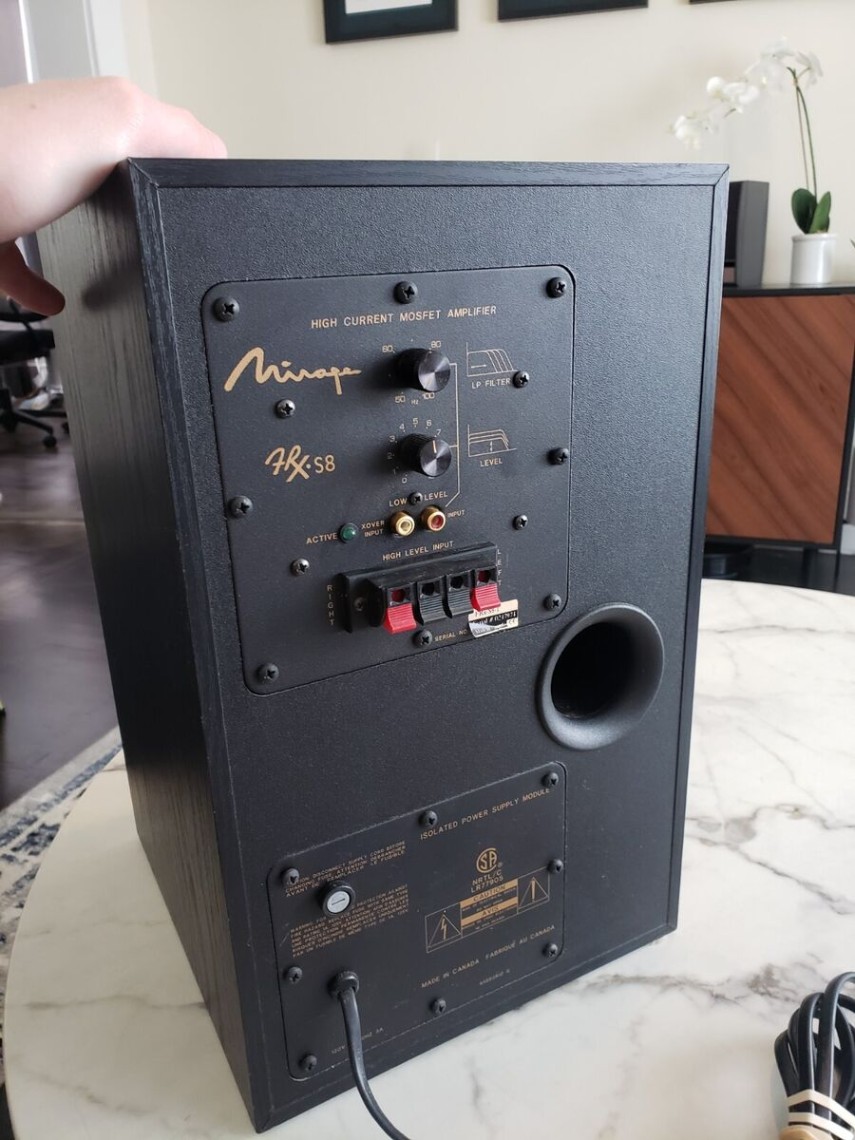 MIRAGE FRX-S POWERED SUBWOOFER TESTED & WORKING eBay