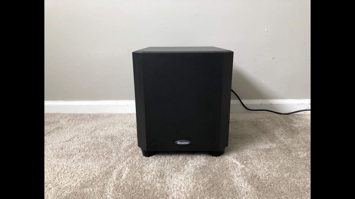 Boston Acoustics PV Home Theater Powered Active Subwoofer