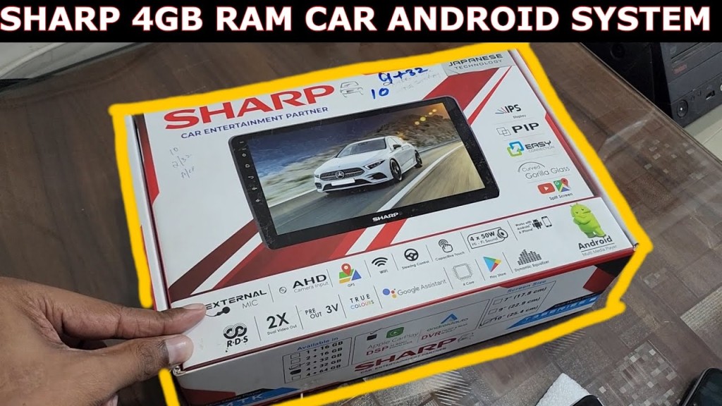 Unboxing Sharp inch Car android stereo GB ROM #sharp #carandroidstereo
